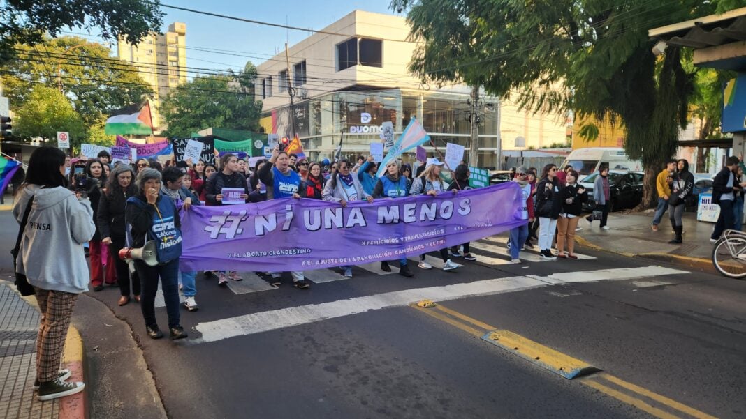 Misiones se suma este miércoles a las marchas de “Ni una menos” en todo el país: en Posadas partirán a las 16.30 desde el Mástil
