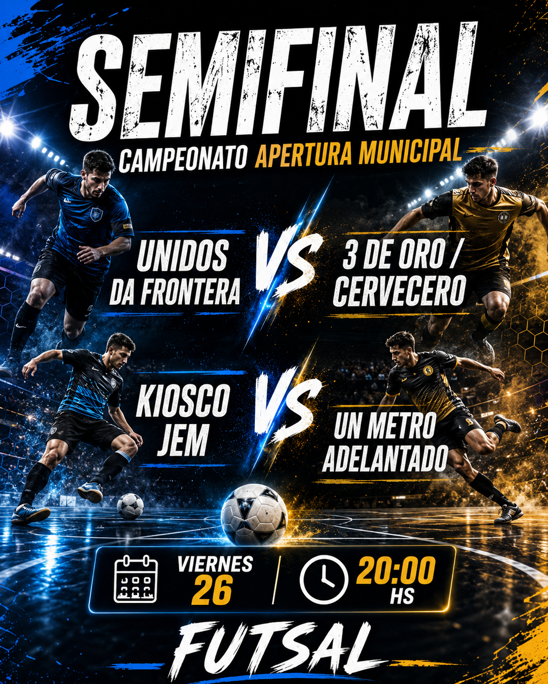 Se vienen las semifinales de Futsal Bdo de Irigoyen